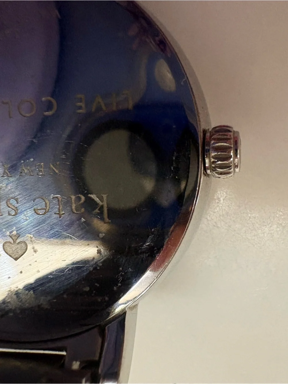 Kate Spade Gramercy Silver and White Crystal Women’s Watch
